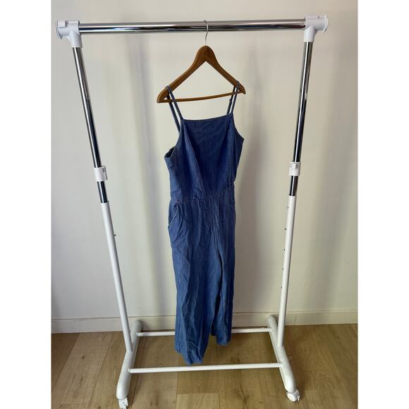 Old Navy Pants - Old Navy Blue Denim Jumpsuit Romper